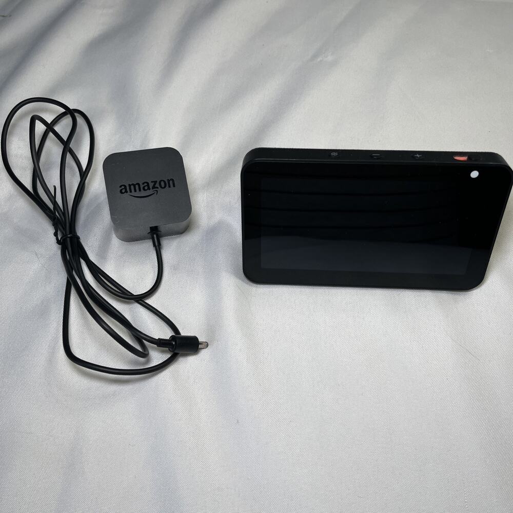 Amazon Echo Show 5 1st Gen Smart Speaker Black H23K37 TESTED w/ Power Supply